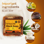African Black Soap Handmade Organic Shea Butter